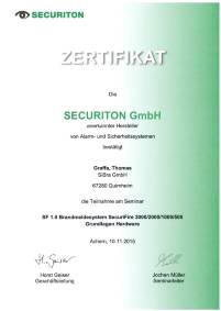 BMA I Securiton Securifire Hardware I Securiton I Zertifikat I Graffa_Thomas I 2015.11.10_1